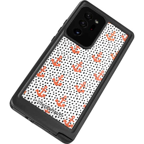 Bouffants and Broken Hearts Anchors and Dots Galaxy Note20 Ultra 5G Waterproof Case